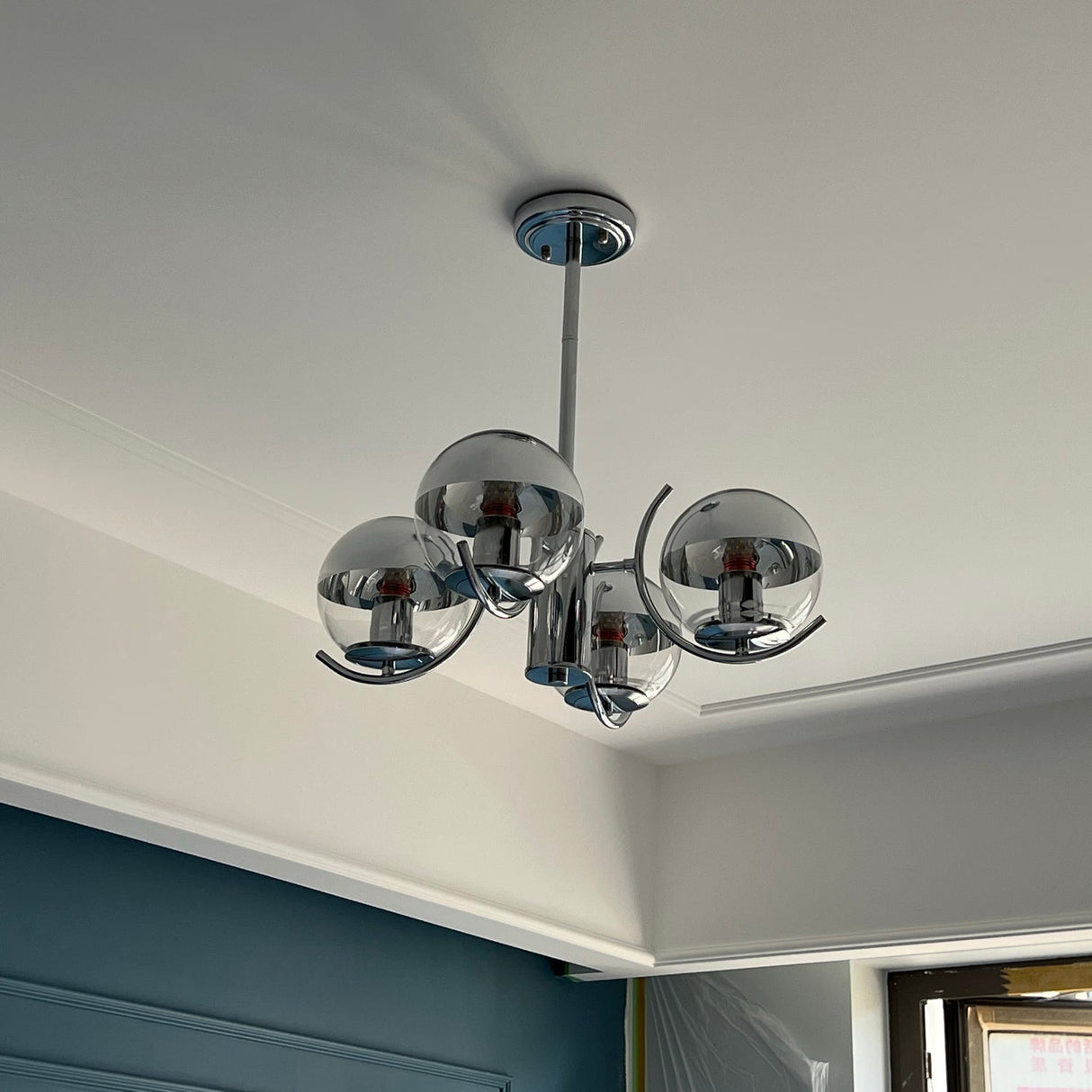 Space Ball Chandelier