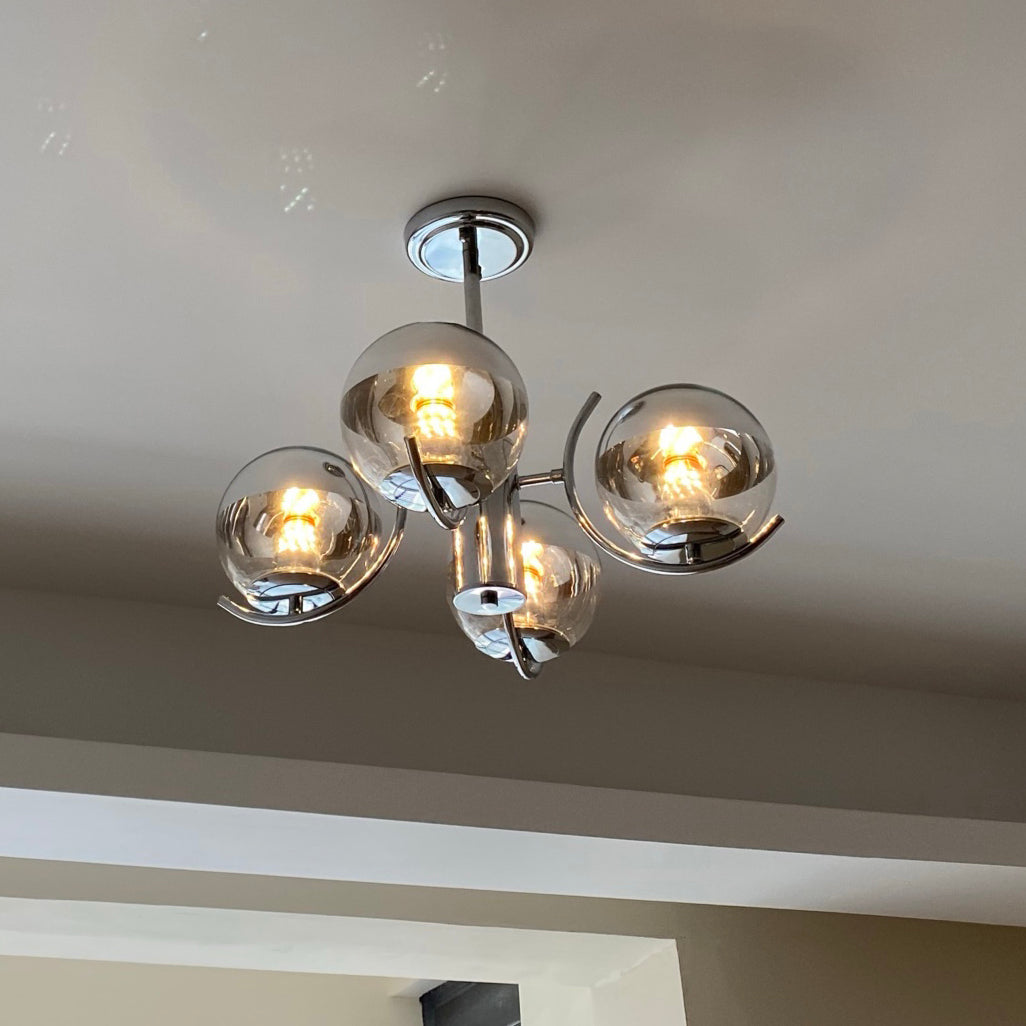 Space Ball Chandelier