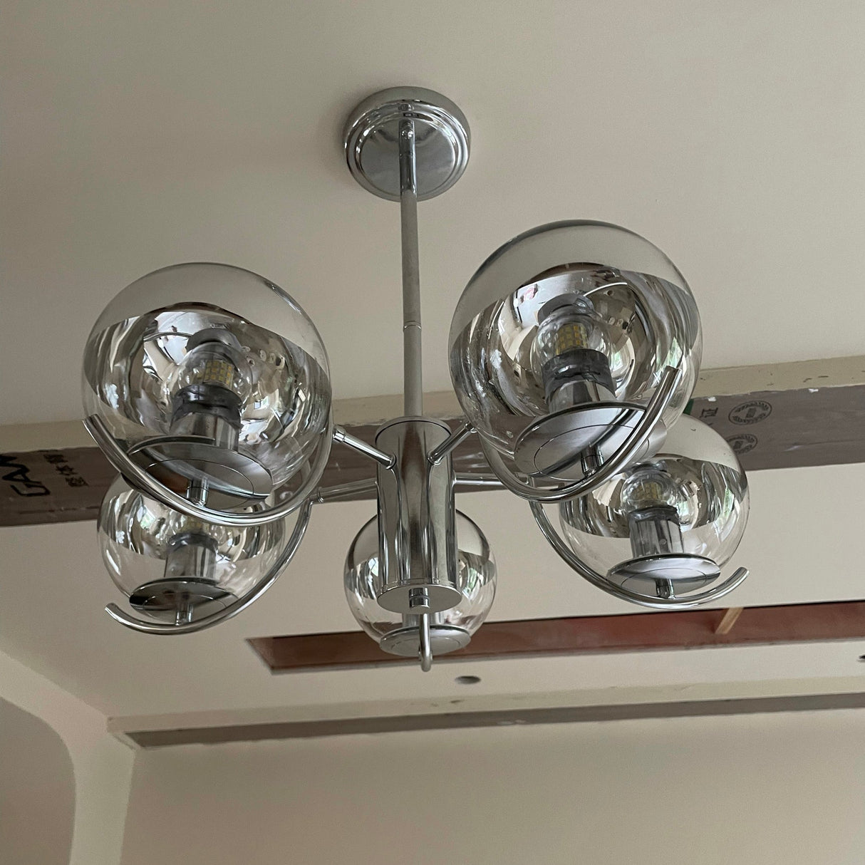Space Ball Chandelier