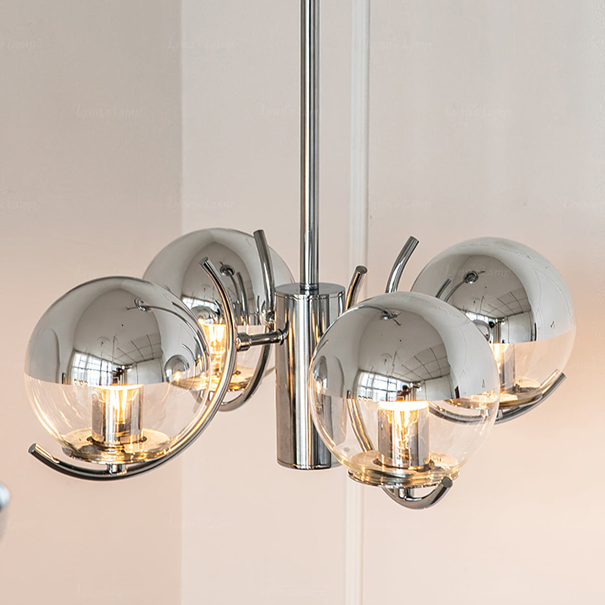 Space Ball Chandelier