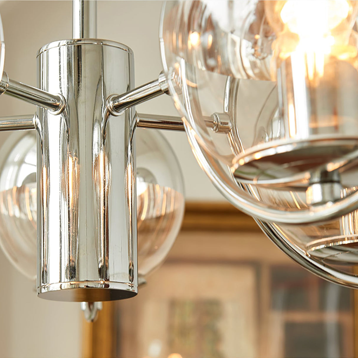 Space Ball Chandelier
