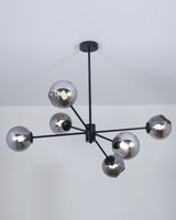 Staggered Glass 6-Light Chandelier