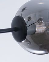 Staggered Glass 6-Light Chandelier
