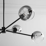 Staggered Glass 6-Light Chandelier