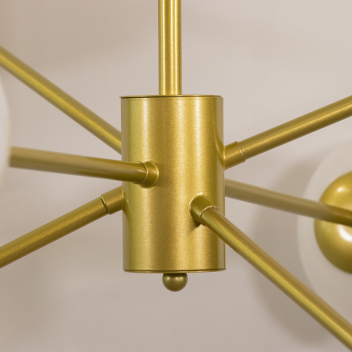 Staggered Glass 6-Light Chandelier