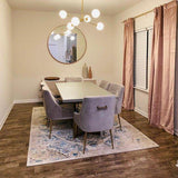 Staggered Glass 6-Light Chandelier