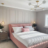 Staggered Glass 6-Light Chandelier