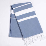 Cotton Turkish Bath Towel with Tassels