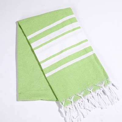 Cotton Turkish Bath Towel with Tassels