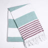 Cotton Turkish Bath Towel with Tassels