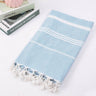 Cotton Turkish Bath Towel with Tassels