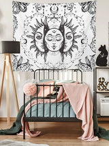 Sun & Moon Pattern Tapestry