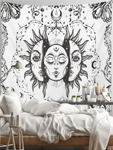 Sun & Moon Pattern Tapestry