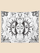 Sun & Moon Pattern Tapestry