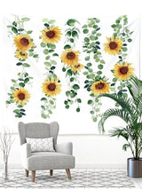 Sunflower Print Tapestry