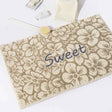 Sweet Cream Flowers Bath Mat