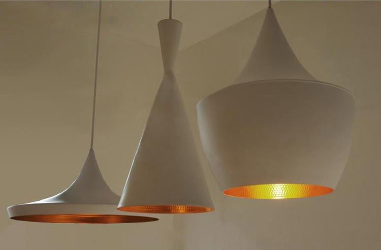 Modern Beat White Pendant Light