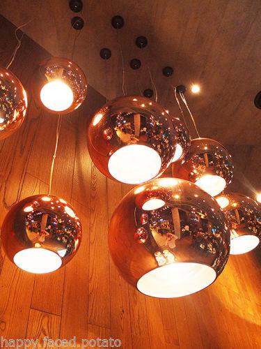 Copper shade ball Pendant Light