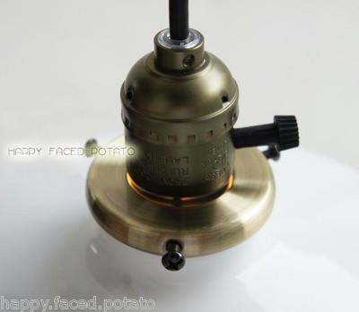 Shallow Plate Industrial Vintage Pendant Light