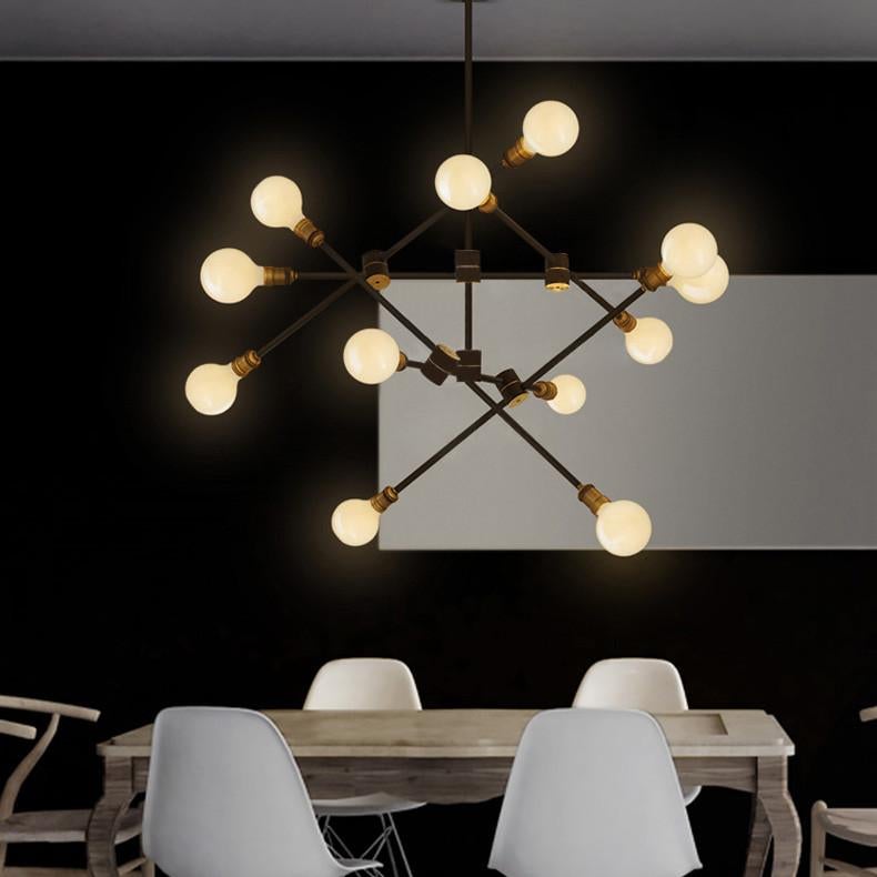 Circa pendant light - 6 lines (12 heads)