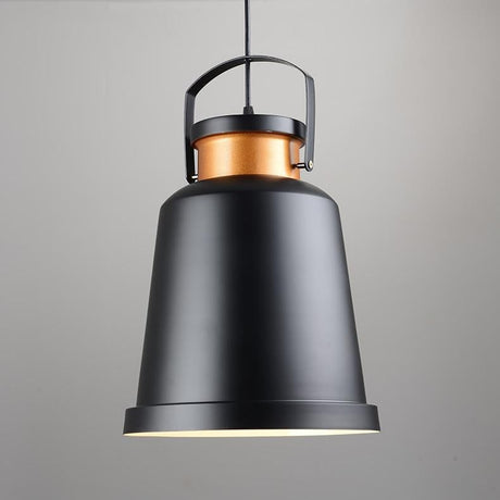 Newman Black Dome Industrial Loft Pendant Light