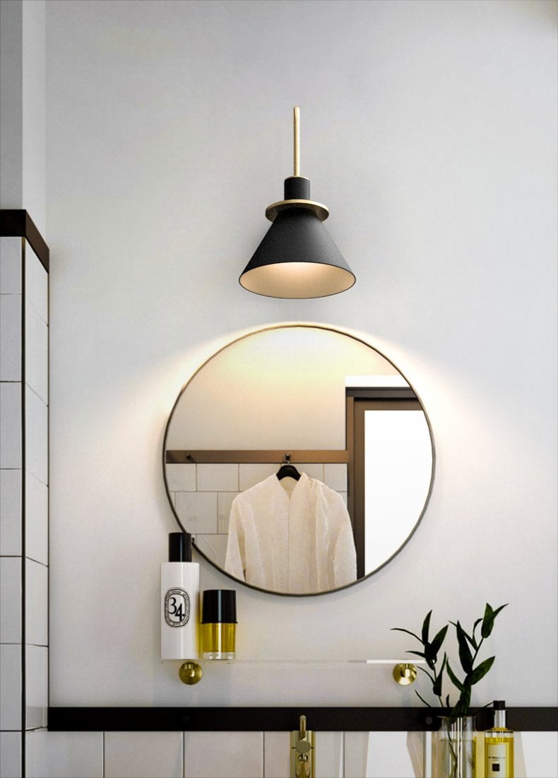 Brass Trumpet Modern Wall Light