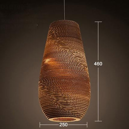 Luminaria Corrugated Board Pendant Light