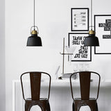 Newman Black Dome Industrial Loft Pendant Light