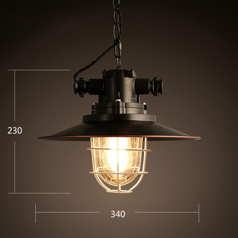 Otto Industrial Retro Pendant Light