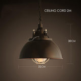 Helmut Industrial Shade Pendant Light (long)