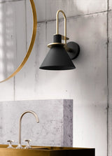 Brass Trumpet Modern Wall Light