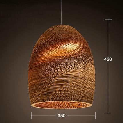 Luminaria Corrugated Board Pendant Light