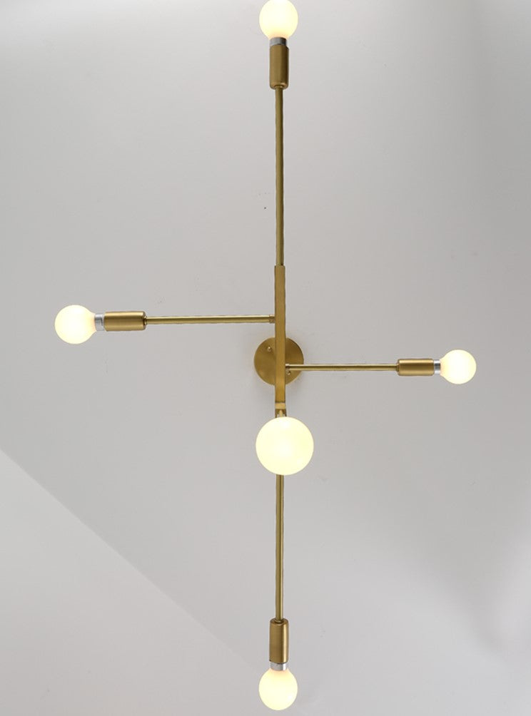 Cliff Brass chandelier 5Lights