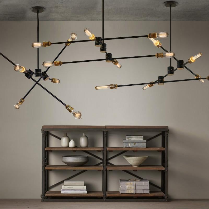 Circa pendant light - 3 lines (6 heads)