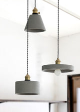 Concrete Vasa Minimalist Pendant Light