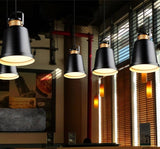 Newman Black Dome Industrial Loft Pendant Light