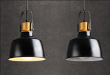 Newman Black Dome Industrial Loft Pendant Light