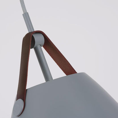 Leather Strap Suspension Minimalist Pendant Ceiling Light