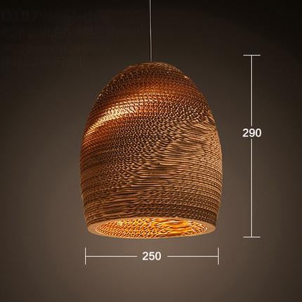 Luminaria Corrugated Board Pendant Light