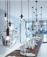 Glass Bubble Lamp Shade Pendant Ceiling Light