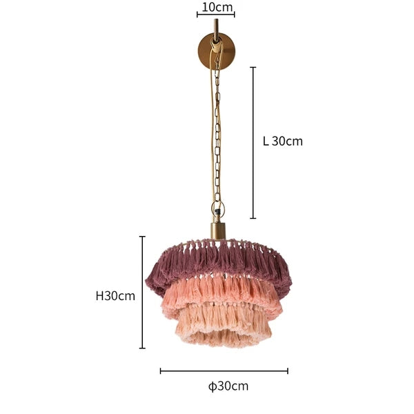 Creative Fela Tassel Chandelier for Living Room,Kitchen Island