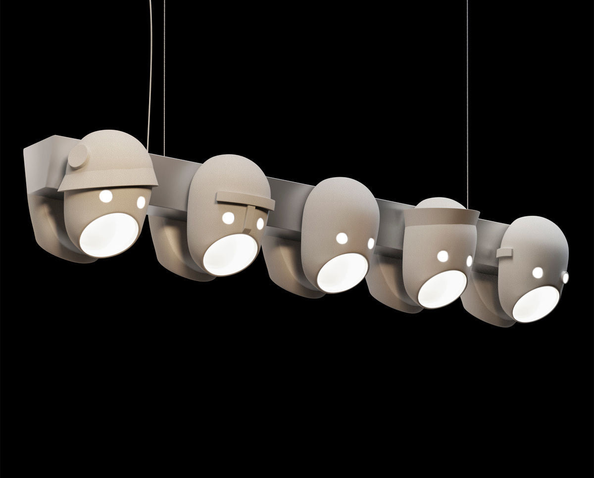 Mask Chandelier
