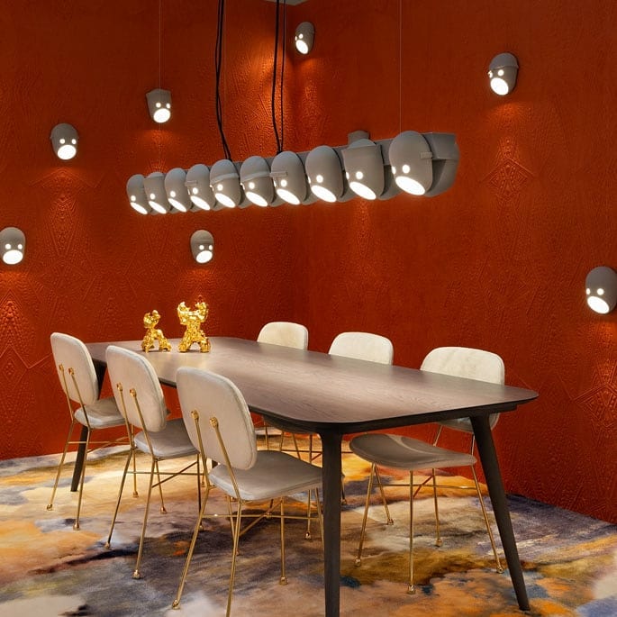Mask Chandelier