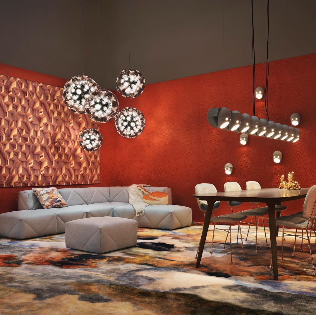 Mask Chandelier