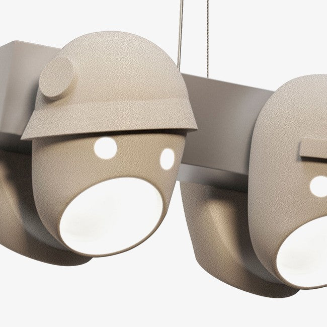 Mask Chandelier