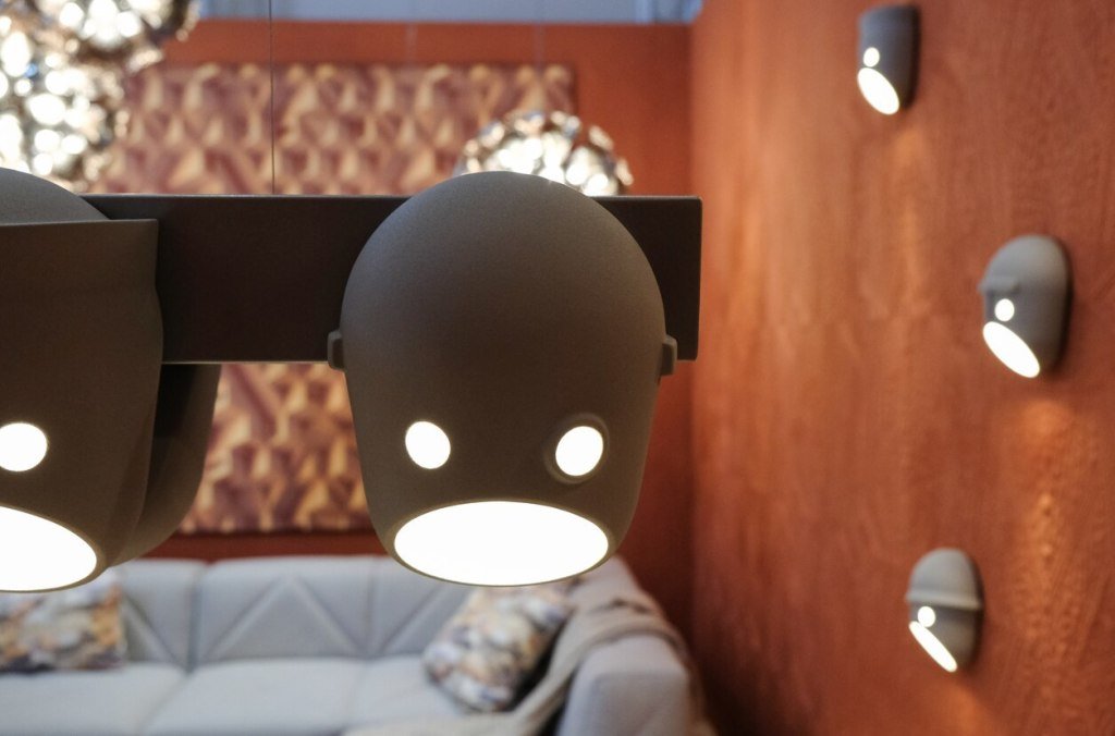 Mask Chandelier