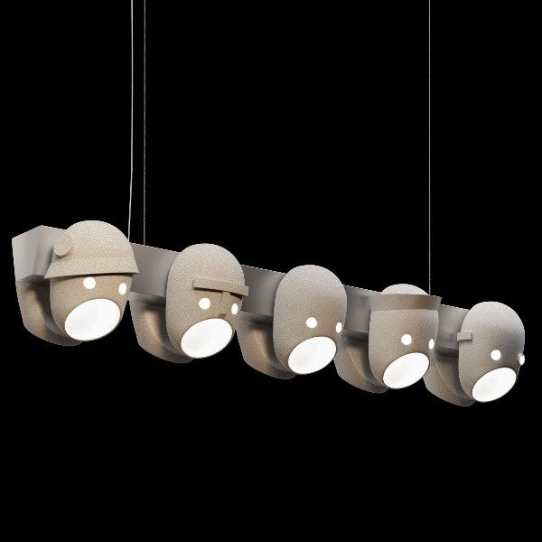 Mask Chandelier