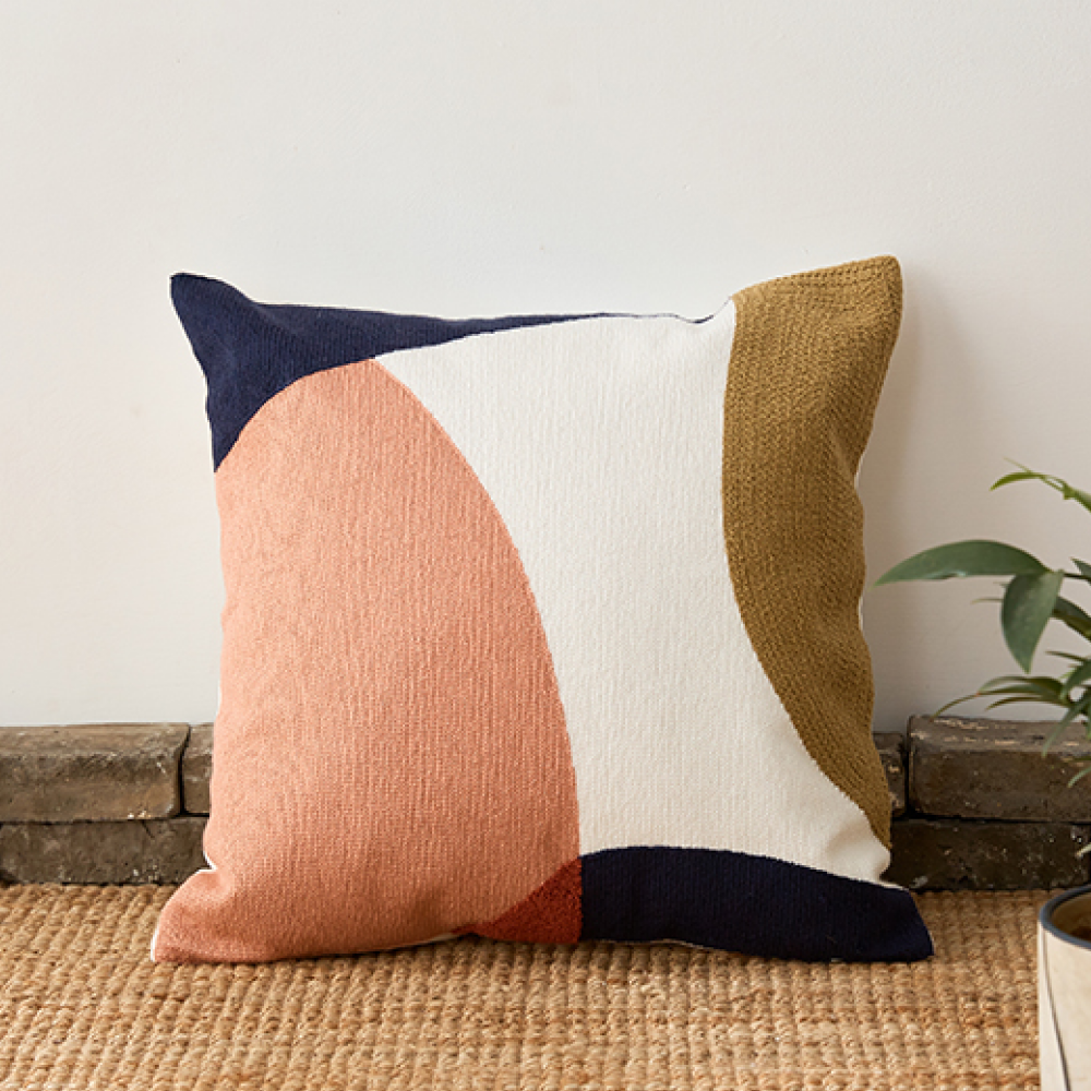 Candalla Color Block Abstract Pillow Cover