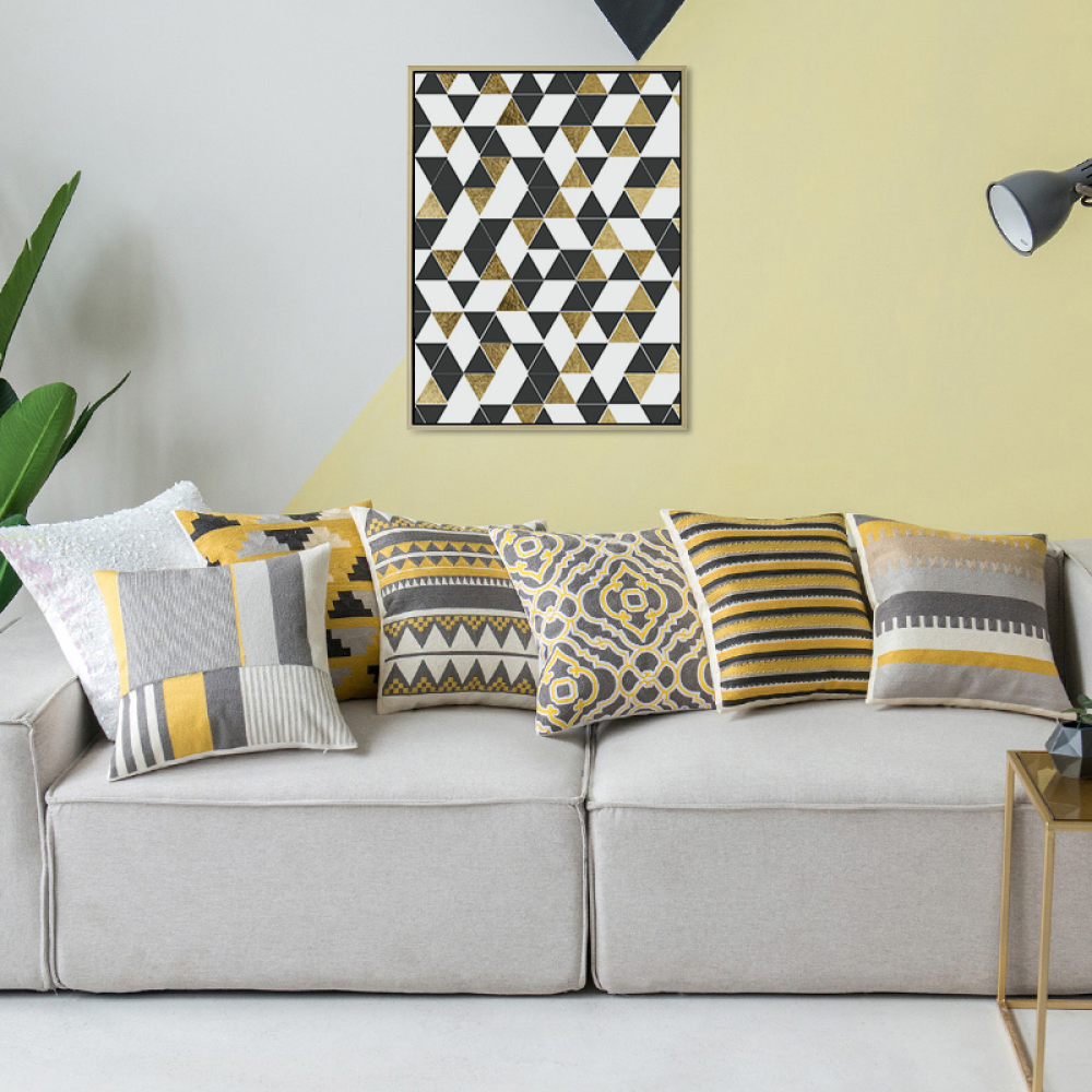 Ian Geometric Pillow Covers