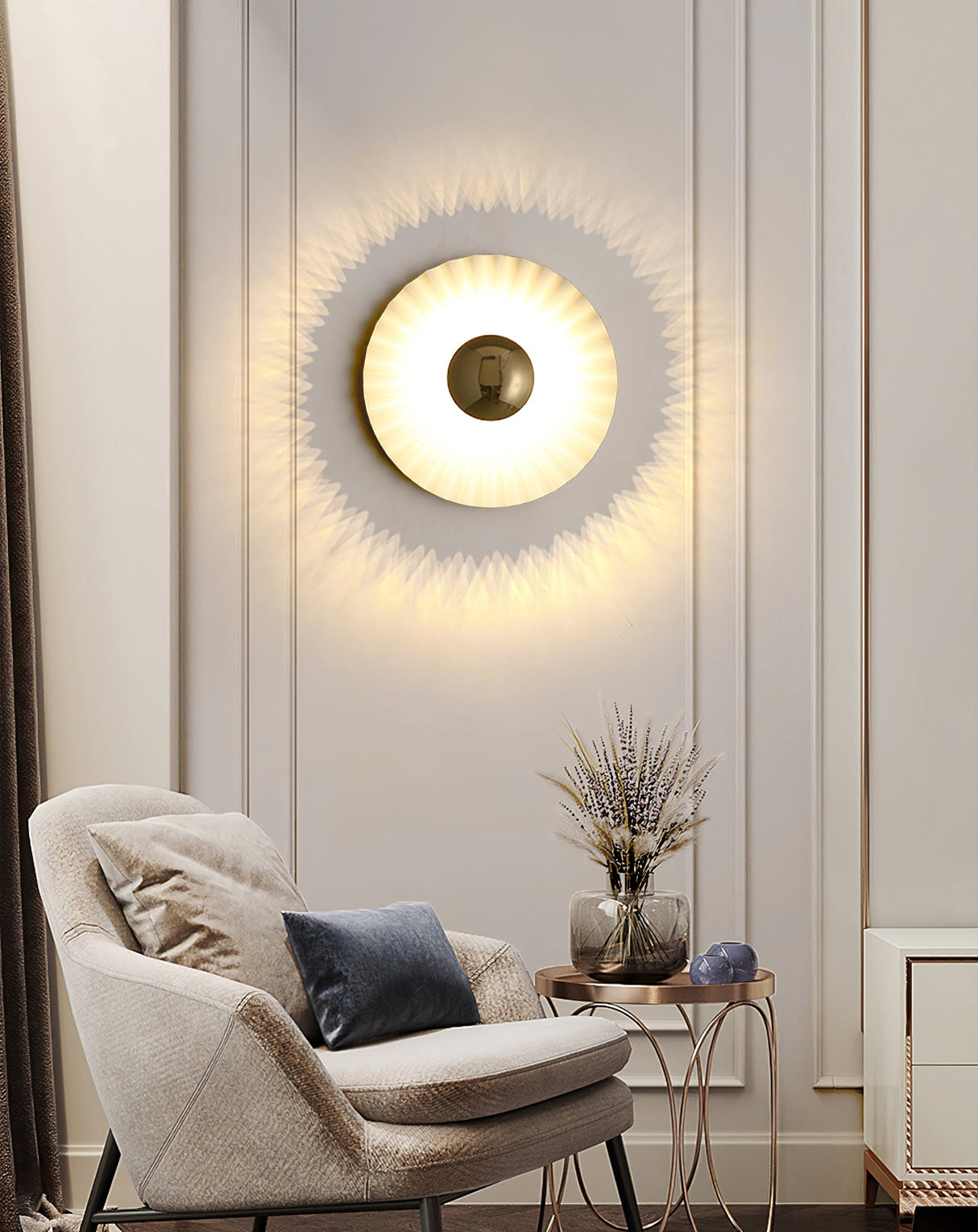 Tinsley Flush Wall Lamp